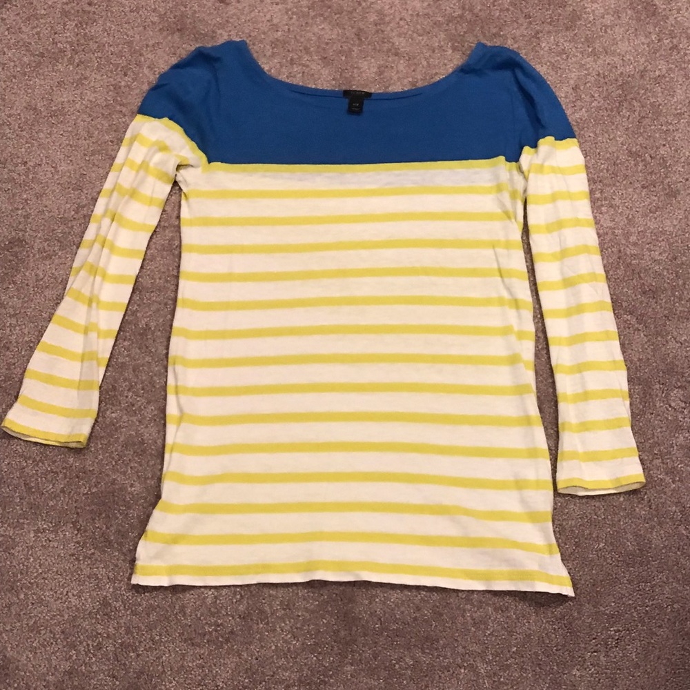 J crew shirt with 3/4 sleeves
